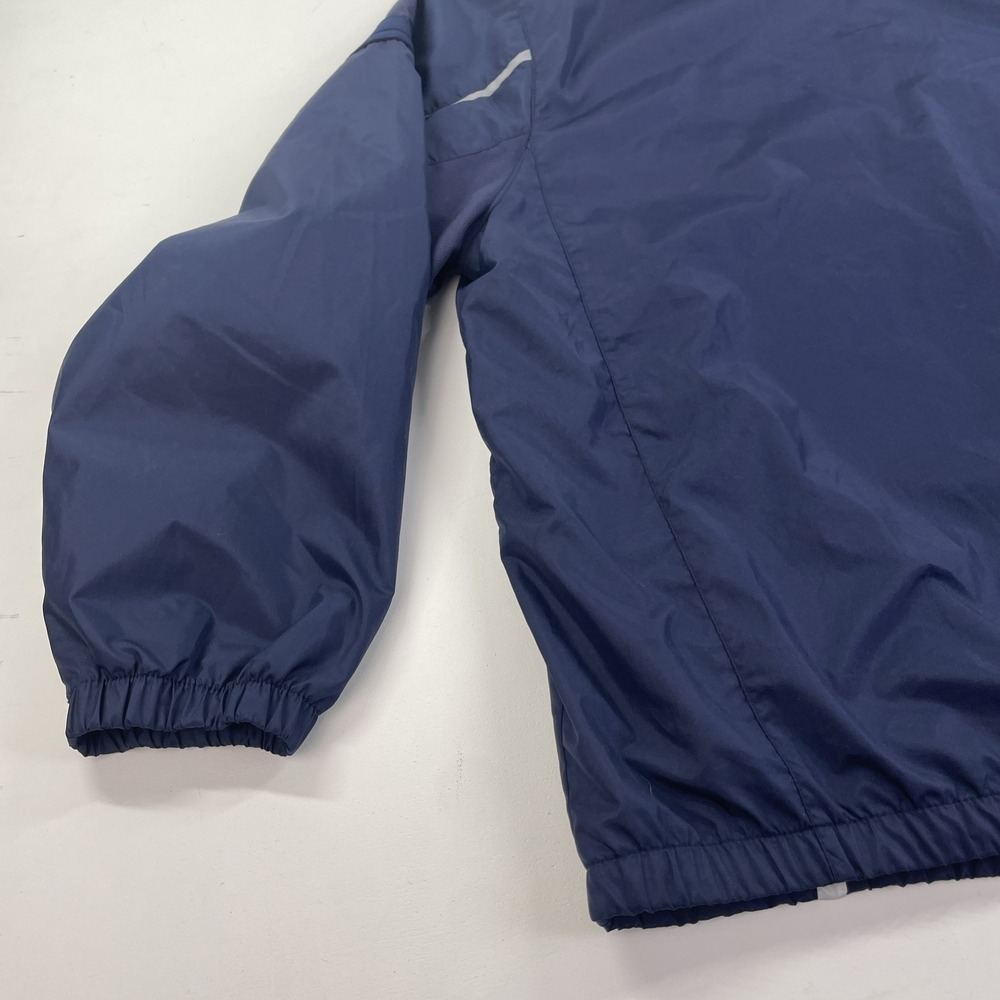 Starter Jacket Men's Size XXL Windbreaker Full Zip Track Stand Up Neck Navy Blue - Picture 8 of 9